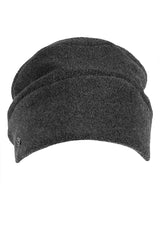 Beanie aus PolarSoft® Fleece - Anthrazit meliert