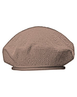 Modische Baumwoll-Baskenmütze für Damen - Taupe