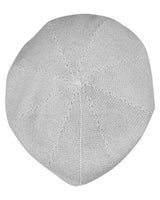 Baumwoll-Beanie - Silber meliert