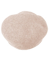 Schirmkappe aus Wolle - Beige meliert