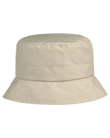 Regenhut mit Zugband-Beige