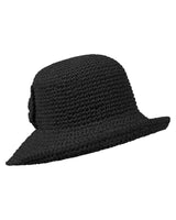 kleiner Häkelhut-Schwarz