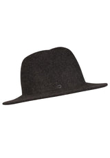 kleiner Fedora - Anthrazit meliert