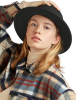 kleiner Fedora - Anthrazit meliert