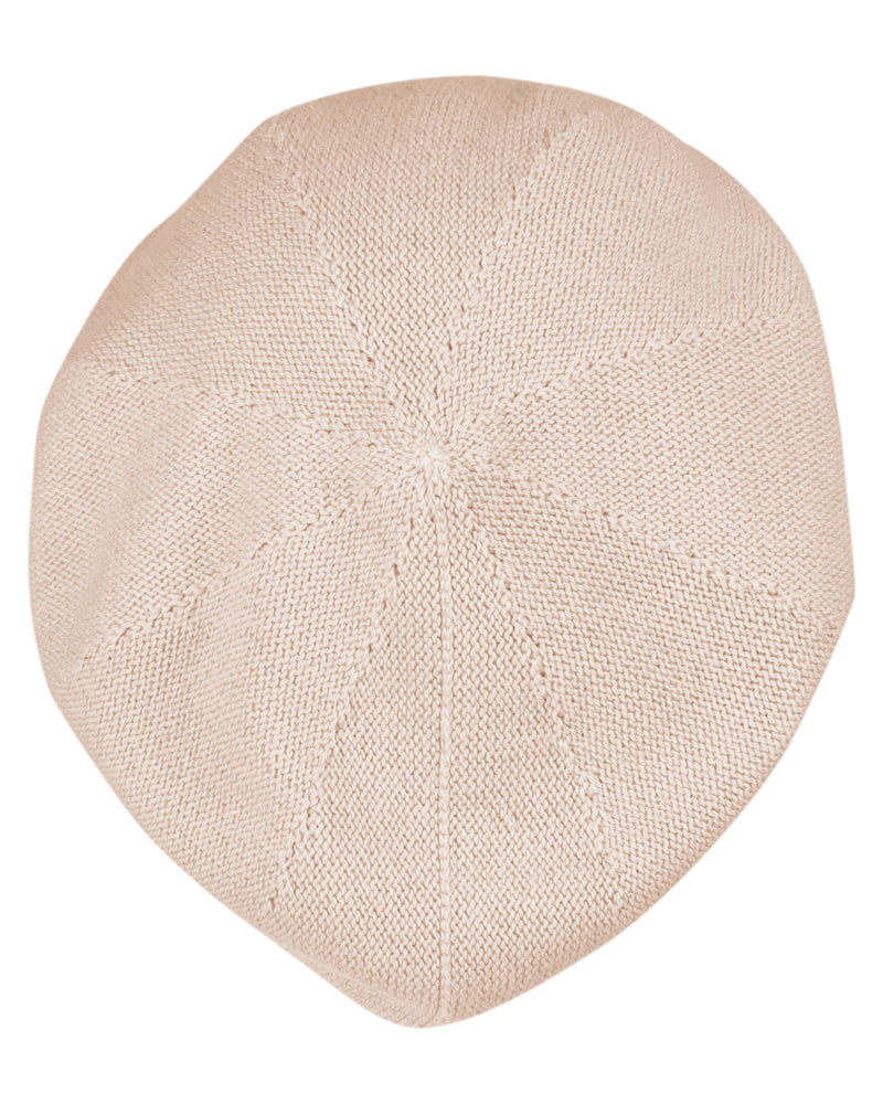 Baumwoll-Beanie - Sand