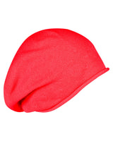 Baumwoll-Beanie - Feuerrot