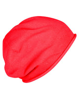 Baumwoll-Beanie - Feuerrot