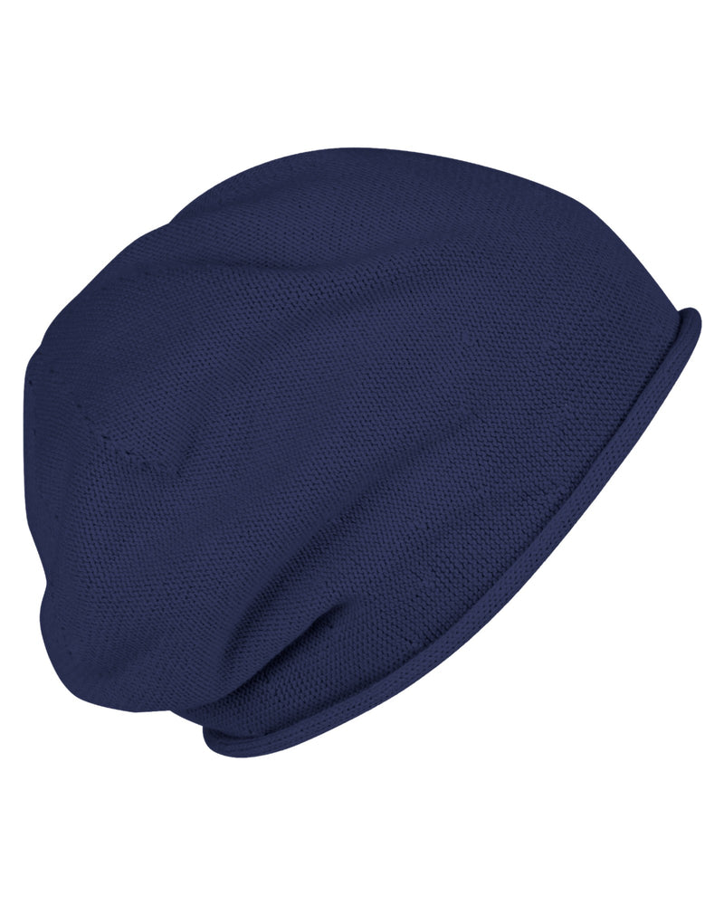 Baumwoll-Beanie - Marine