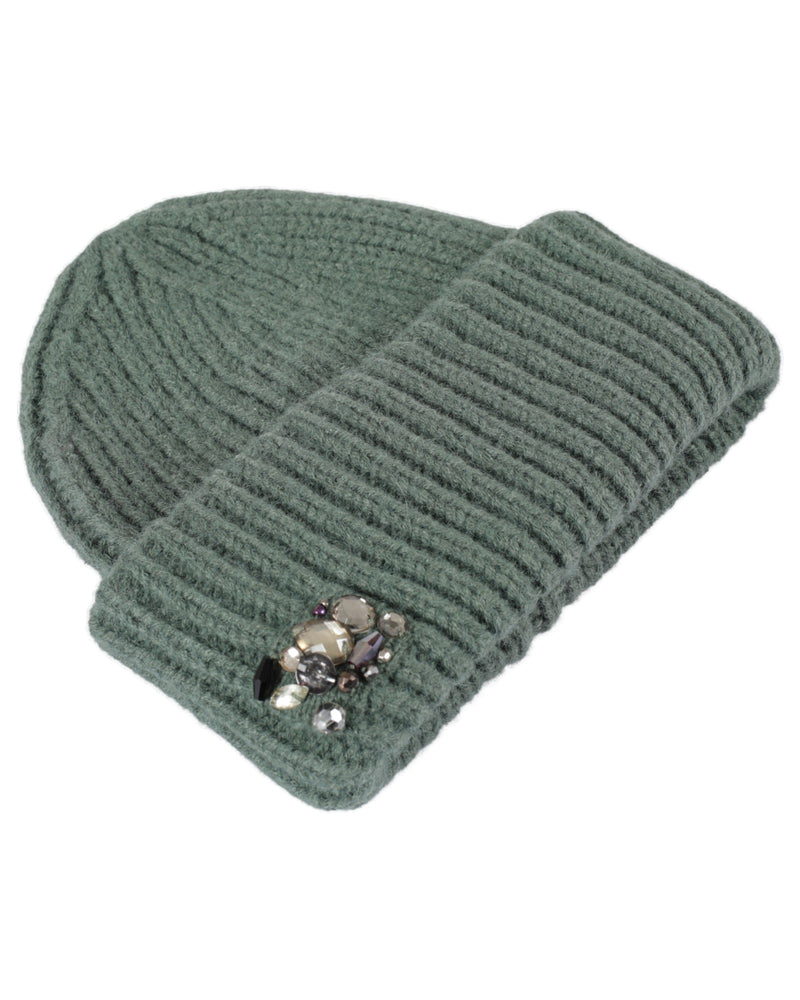 Strickmütze - Salbei
