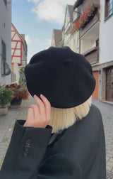Wollbaske - Schwarz