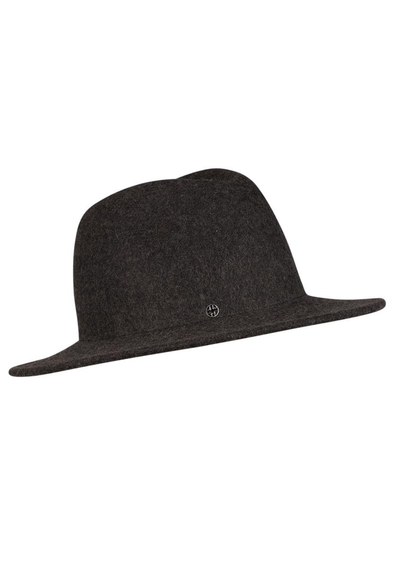 kleiner Fedora - Anthrazit meliert