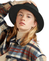 kleiner Fedora - Anthrazit meliert